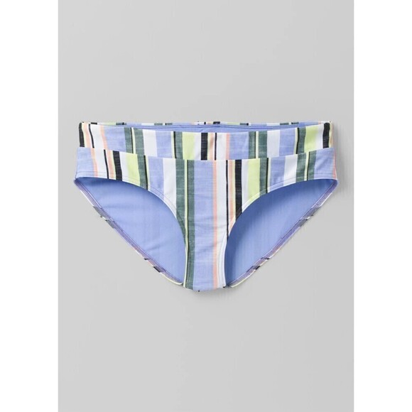 Prana Morning Glory Stripe Presolana Bikini Swim Bottom Womens Size XL New - Picture 1 of 10